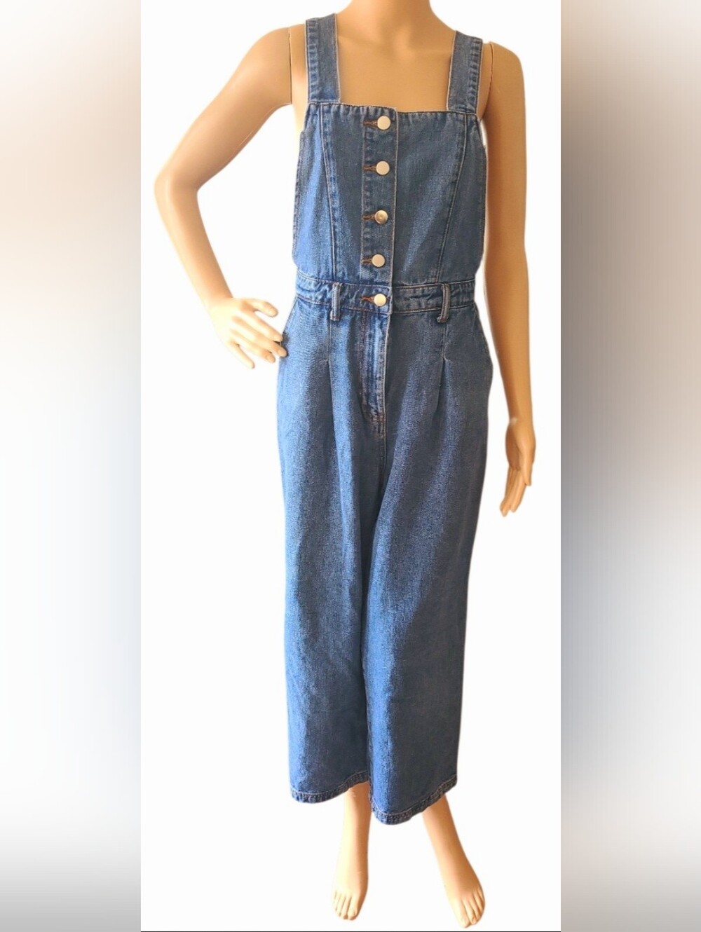 Forever 21 Denim Overall Jumpsuit BIBS